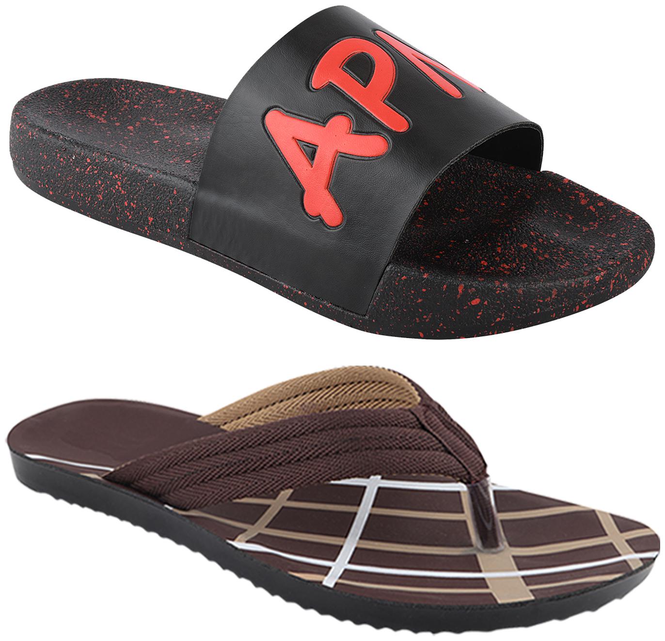 

Birde Men Multi Flip-Flops - 2 Pair