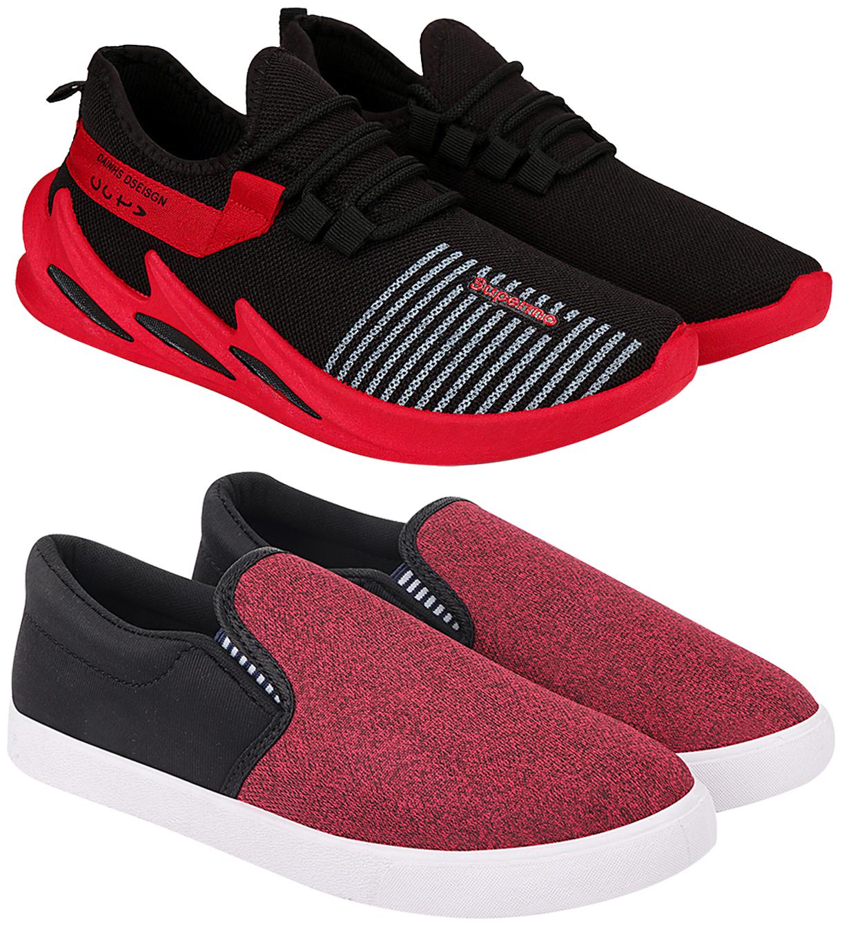 

Birde Men Multi-Color Casual Shoes - BRD-370-310-BLK