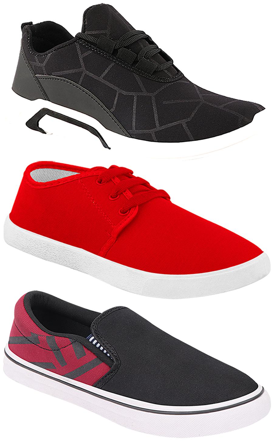 

Birde Men Multi-Color Casual Shoes - BRD-300-BLK-1077-308-MRN