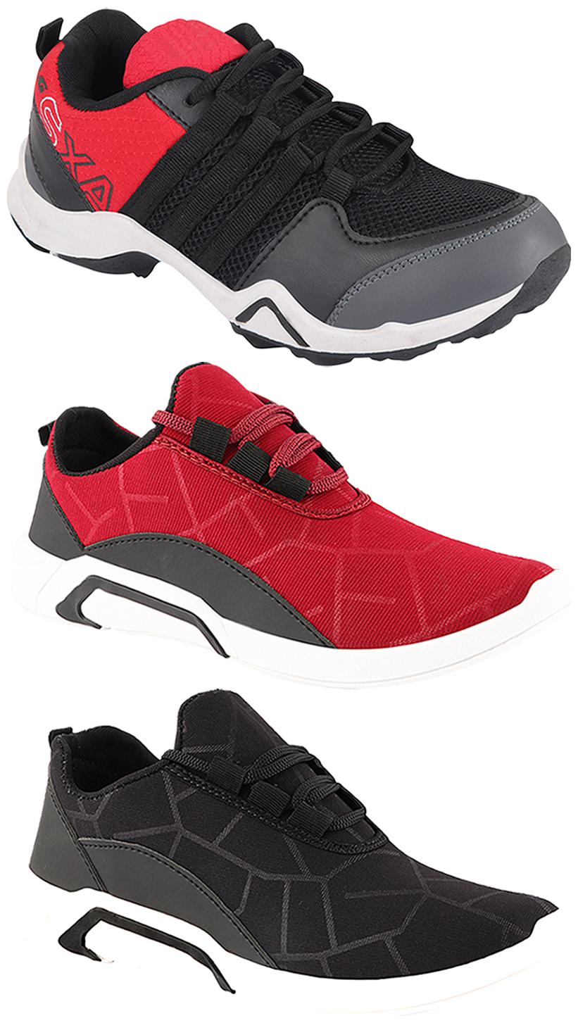 

Birde Men Multi-Color Casual Shoes - BRD-300-BLK-300-CHRY AX-2