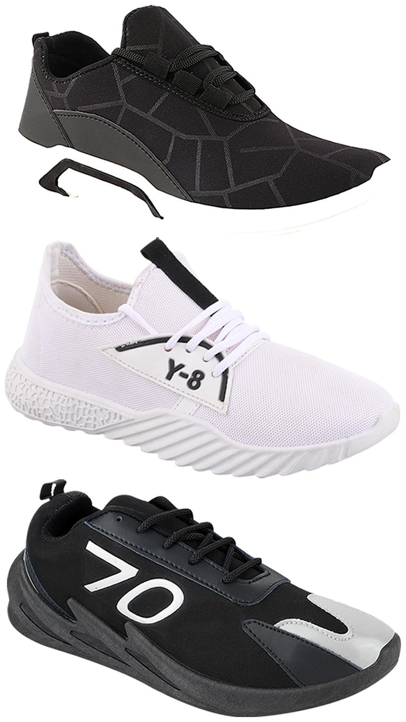 

Birde Men Multi-Color Casual Shoes - CASUAL SPORTS SNEAKERS RUNNNING SHOES - BRD-300-BLK-350-377