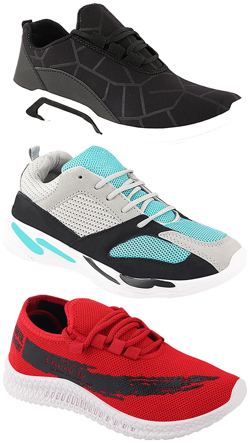 

Birde Men Multi-Color Casual Shoes - CASUAL SPORTS SNEAKERS RUNNNING SHOES - BRD-300-BLK-321-332