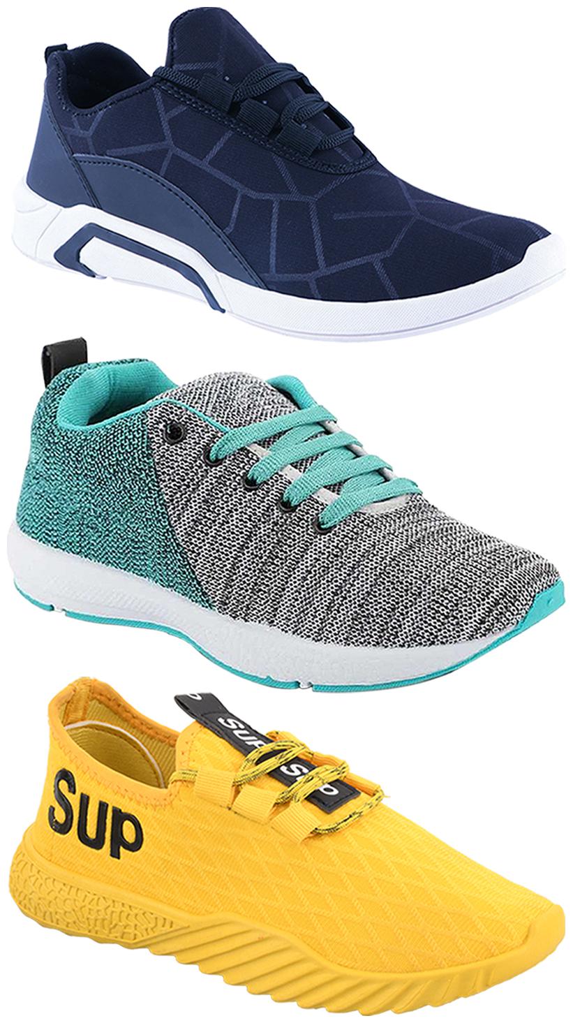 

Birde Men Multi-Color Casual Shoes - CASUAL SPORTS SNEAKERS RUNNNING SHOES - BRD-300-BLU-221-383