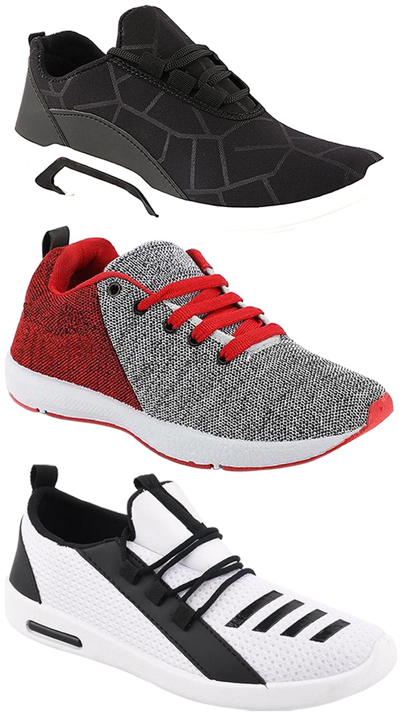 

Birde Men Multi-Color Casual Shoes - CASUAL SPORTS SNEAKERS RUNNNING SHOES - BRD-300-BLK-222-376