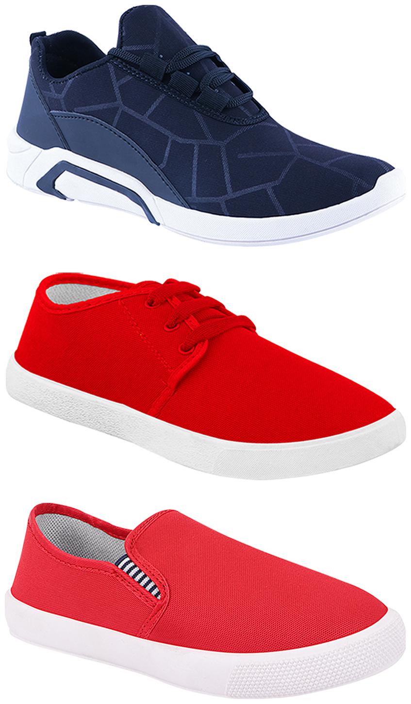 

Birde Men Multi-Color Casual Shoes - BRD-300-BLU-1077-309-RD