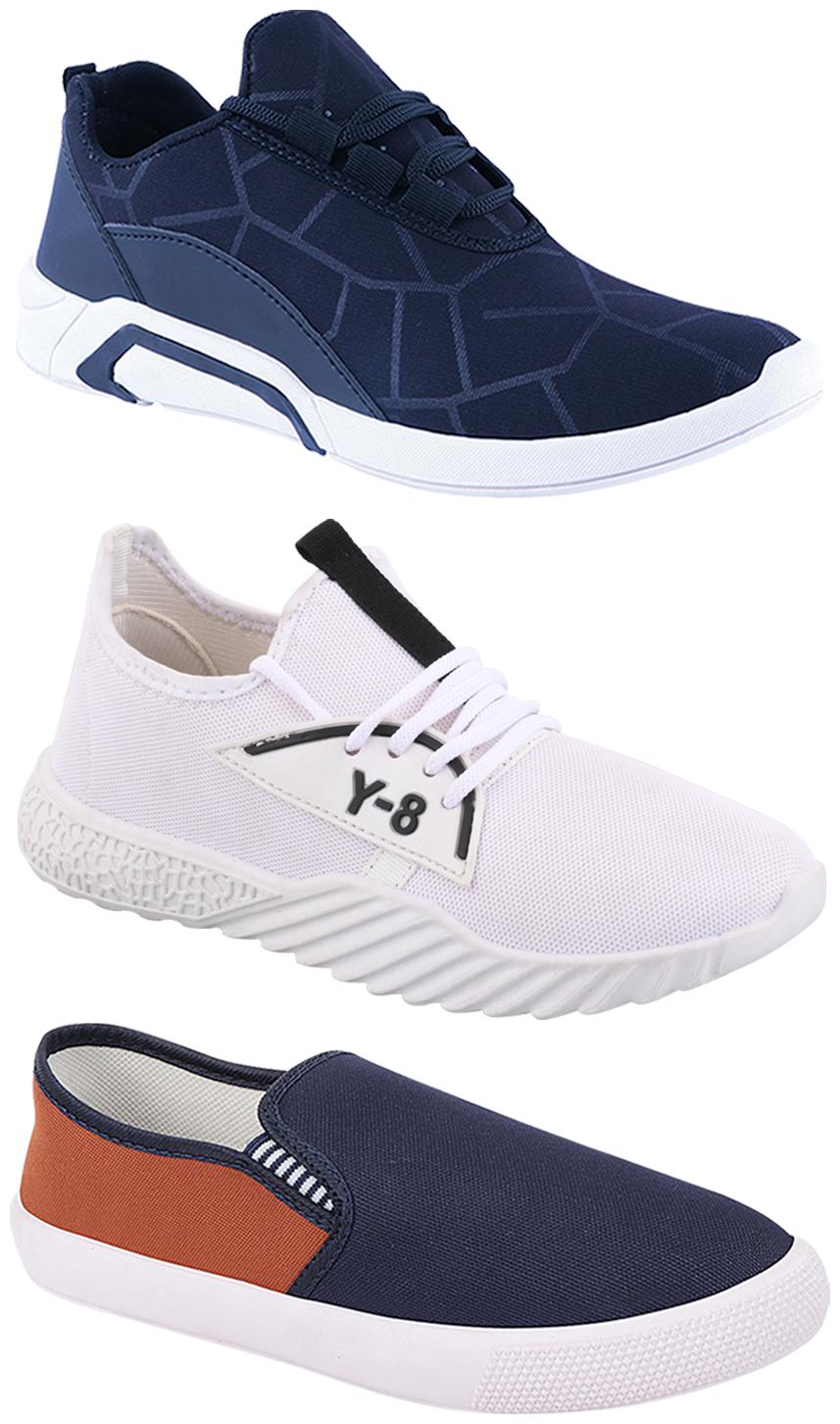 

Birde Men Multi-Color Casual Shoes - BRD-300-BLU-309-TAN-377