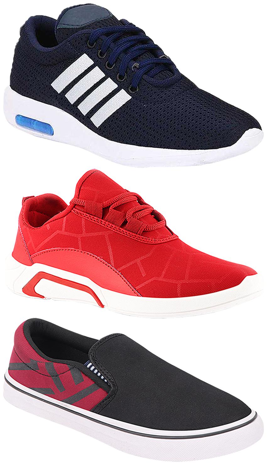 

Birde Men Multi-Color Casual Shoes - BRD-304-BLU BRD-300-RED BRD-308-MRN