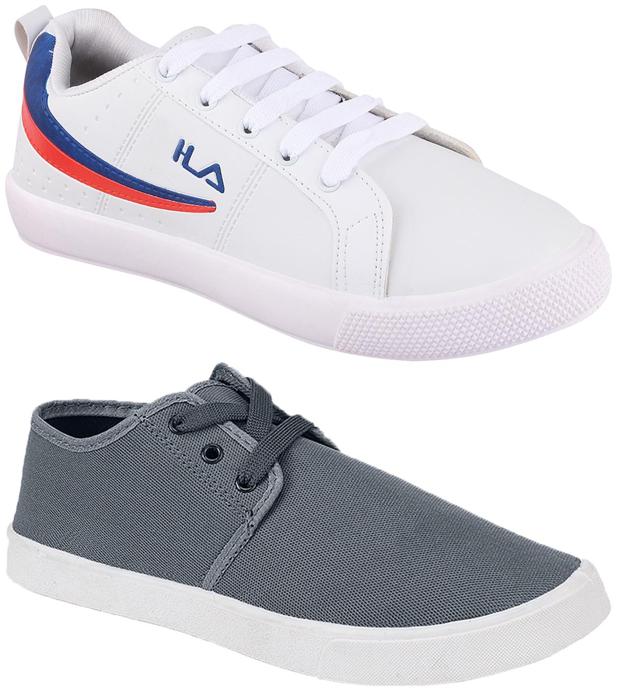 

Birde Multicolor Synthetic Casual Shoes For Men (Pack of 2)