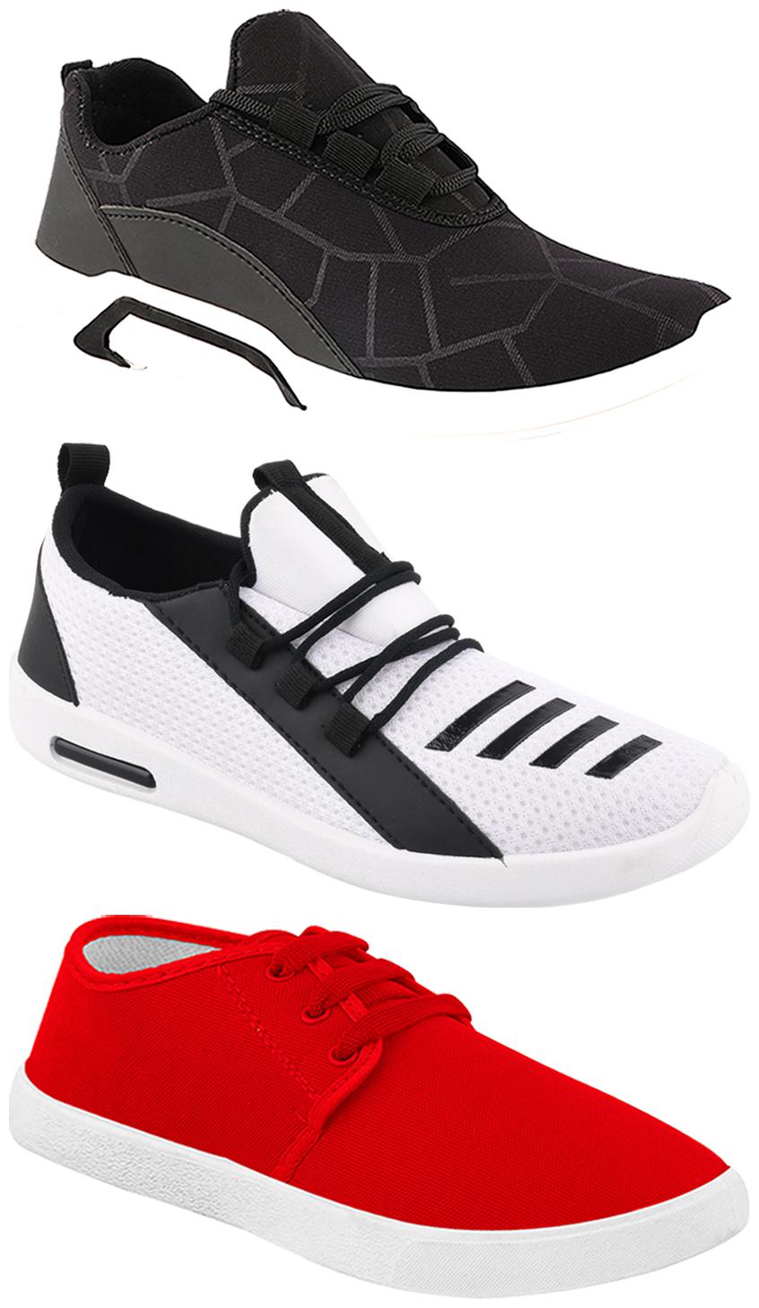 

Birde Men Multi-Color Casual Shoes - BRD-300-BLK-1077-376