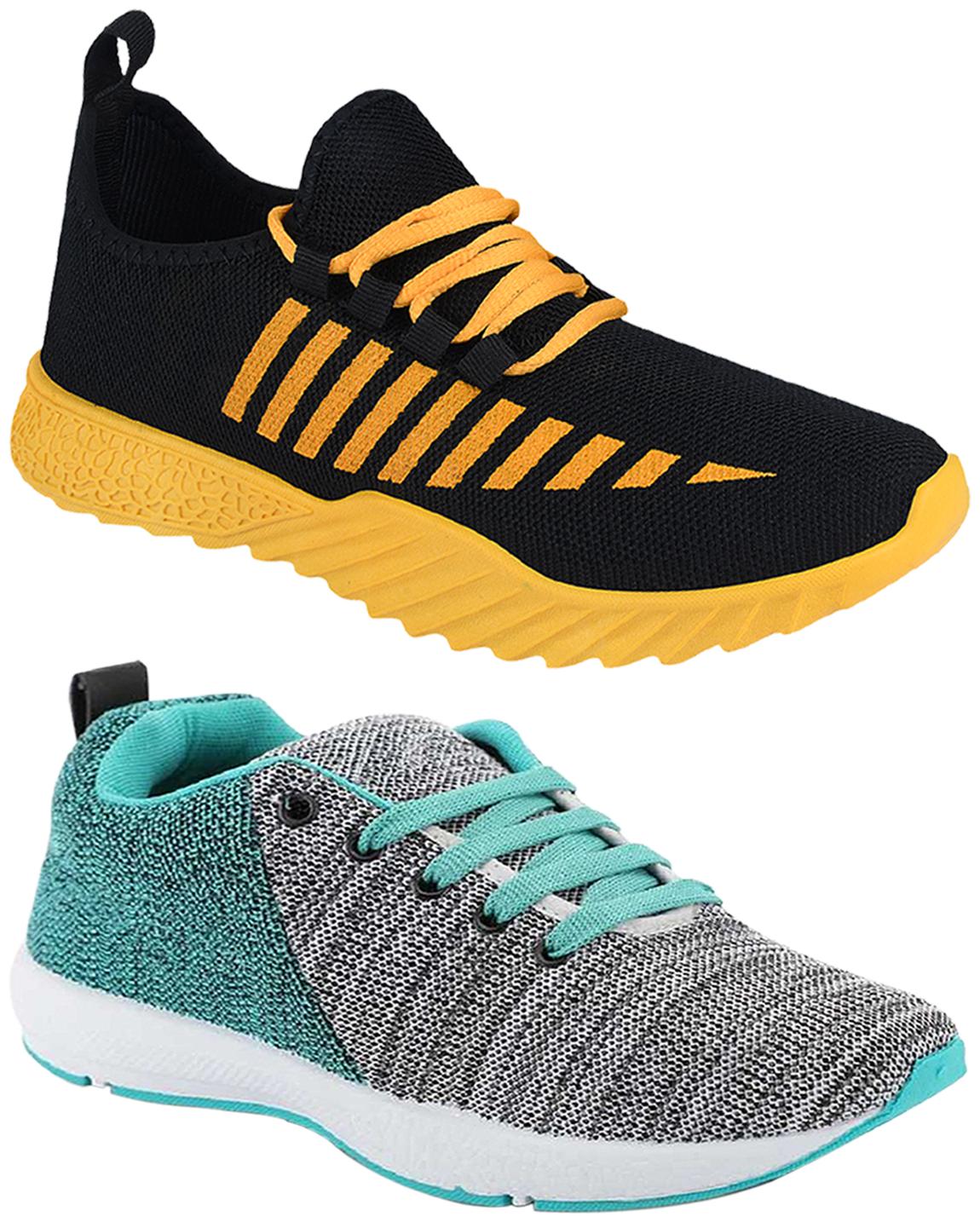 

Birde Multicolor Mesh Casual Shoes For Men (Pack of 2)