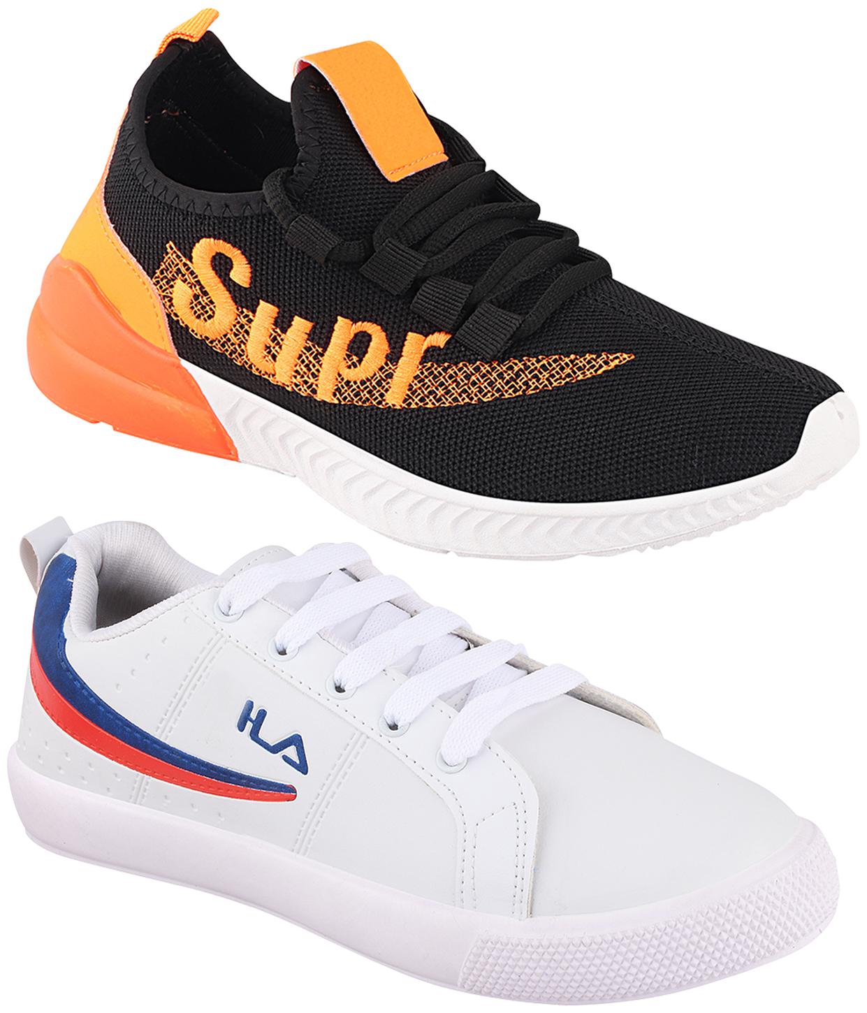 

Birde Multicolor Synthetic Casual Shoes For Men (Pack of 2)