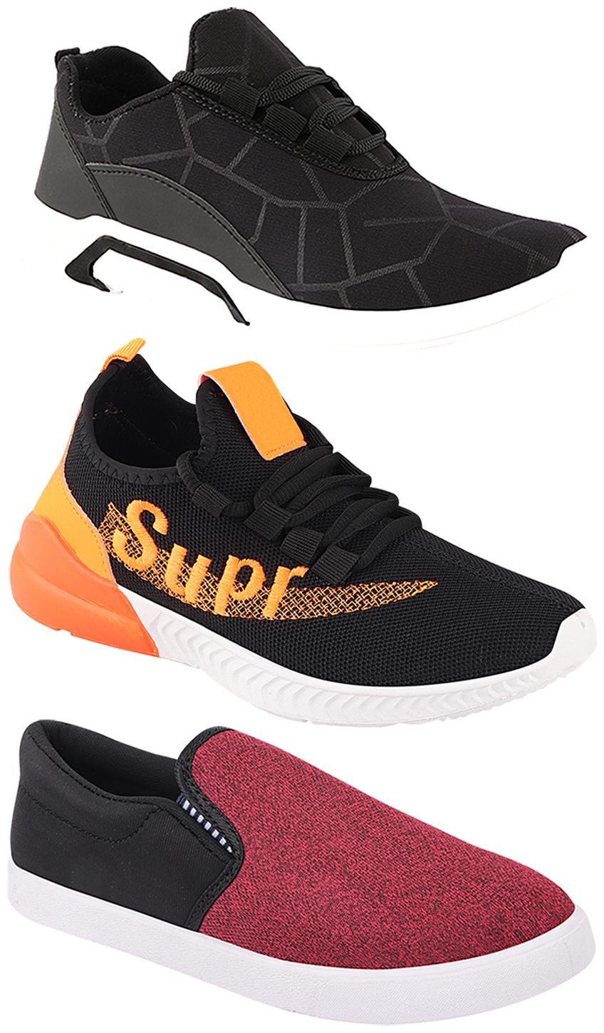 

Birde Men Multi-Color Casual Shoes - CASUAL SPORTS SNEAKERS RUNNNING SHOES - BRD-300-BLK-310-BLK-331