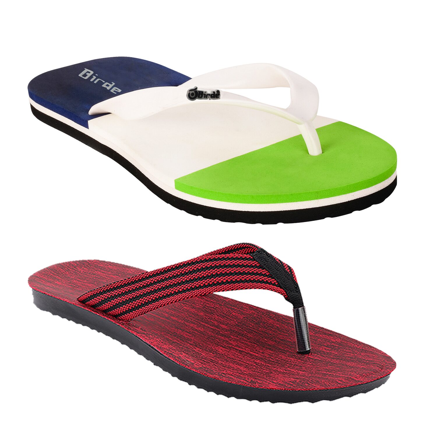 

Birde Men Multi Flip-Flops - 2 Pair