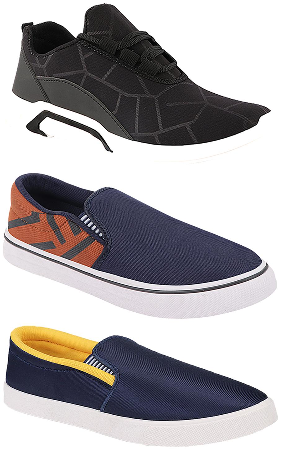 

Birde Men Multi-Color Casual Shoes - BRD-300-BLK-308-TAN BIRDE-52