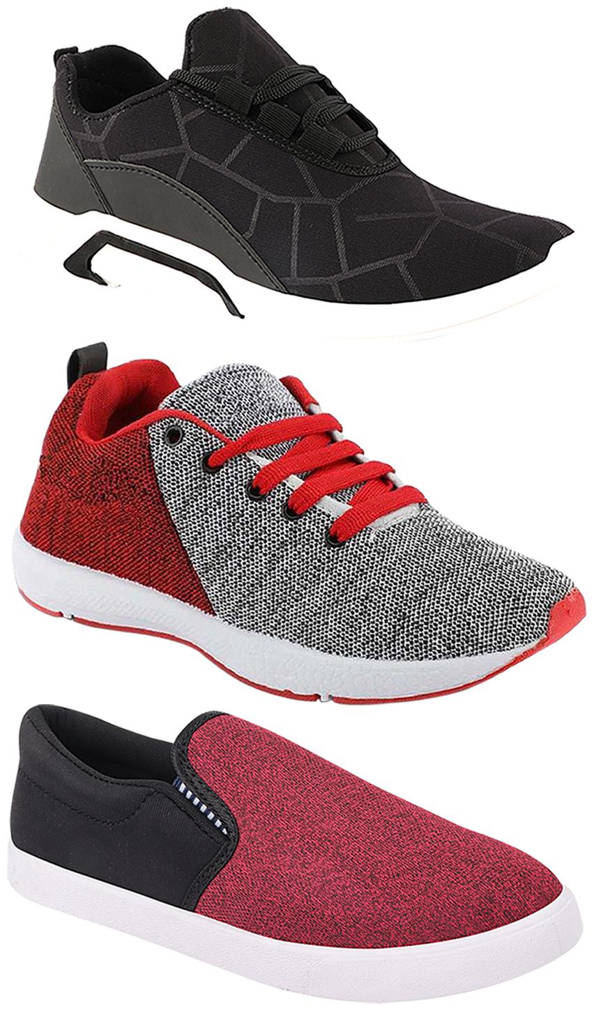 

Birde Men Multi-Color Casual Shoes - BRD-300-BLK-310-BLK-222