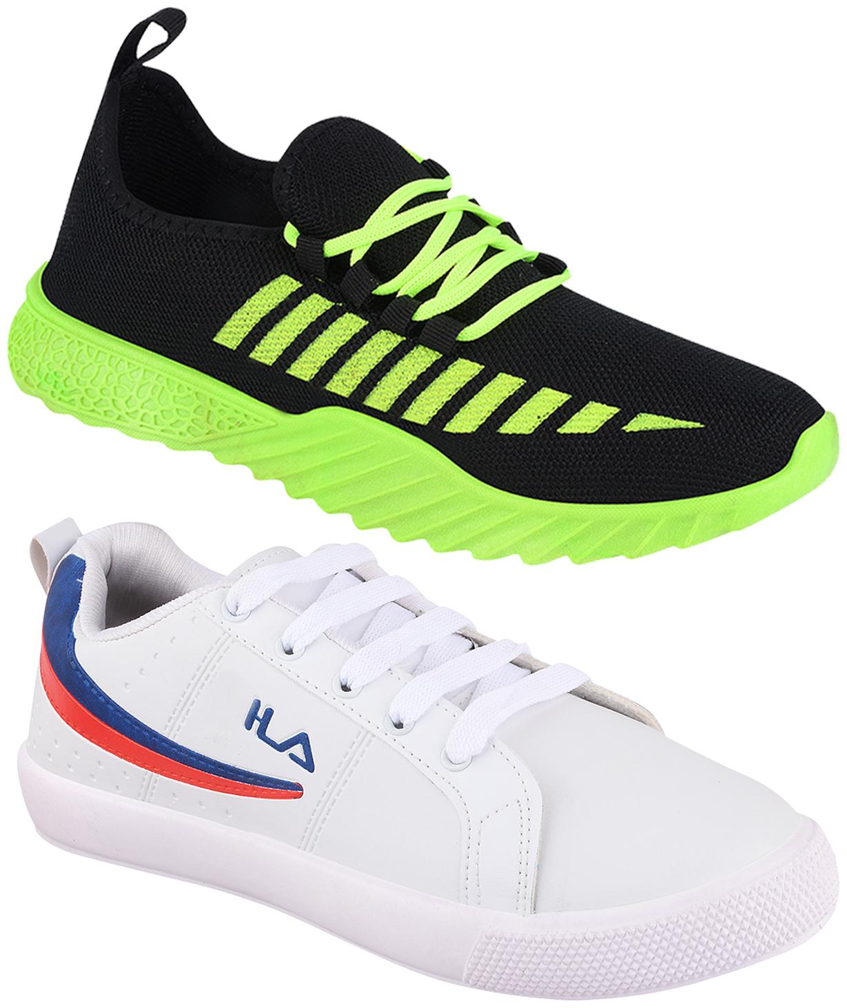 

Birde Multicolor Synthetic Casual Shoes For Men (Pack of 2)