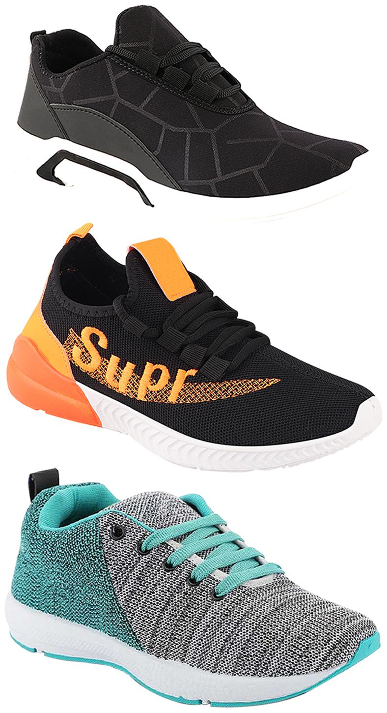 

Birde Men Multi-Color Casual Shoes - CASUAL SPORTS SNEAKERS RUNNNING SHOES - BRD-300-BLK-221-331