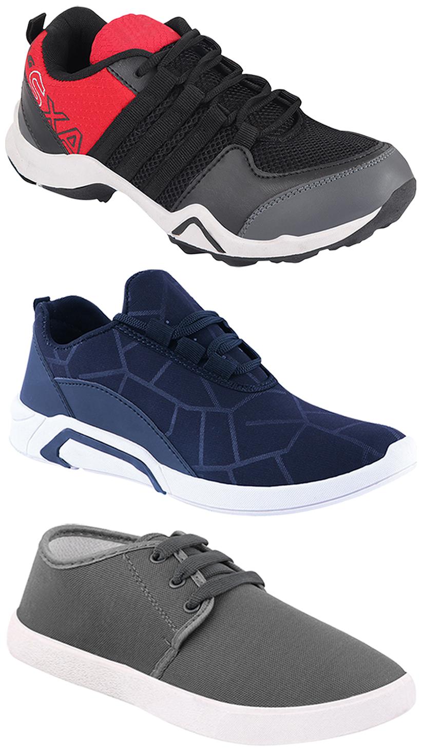 

Birde Men Multi-Color Casual Shoes - BRD-300-BLU-1079 AX-2