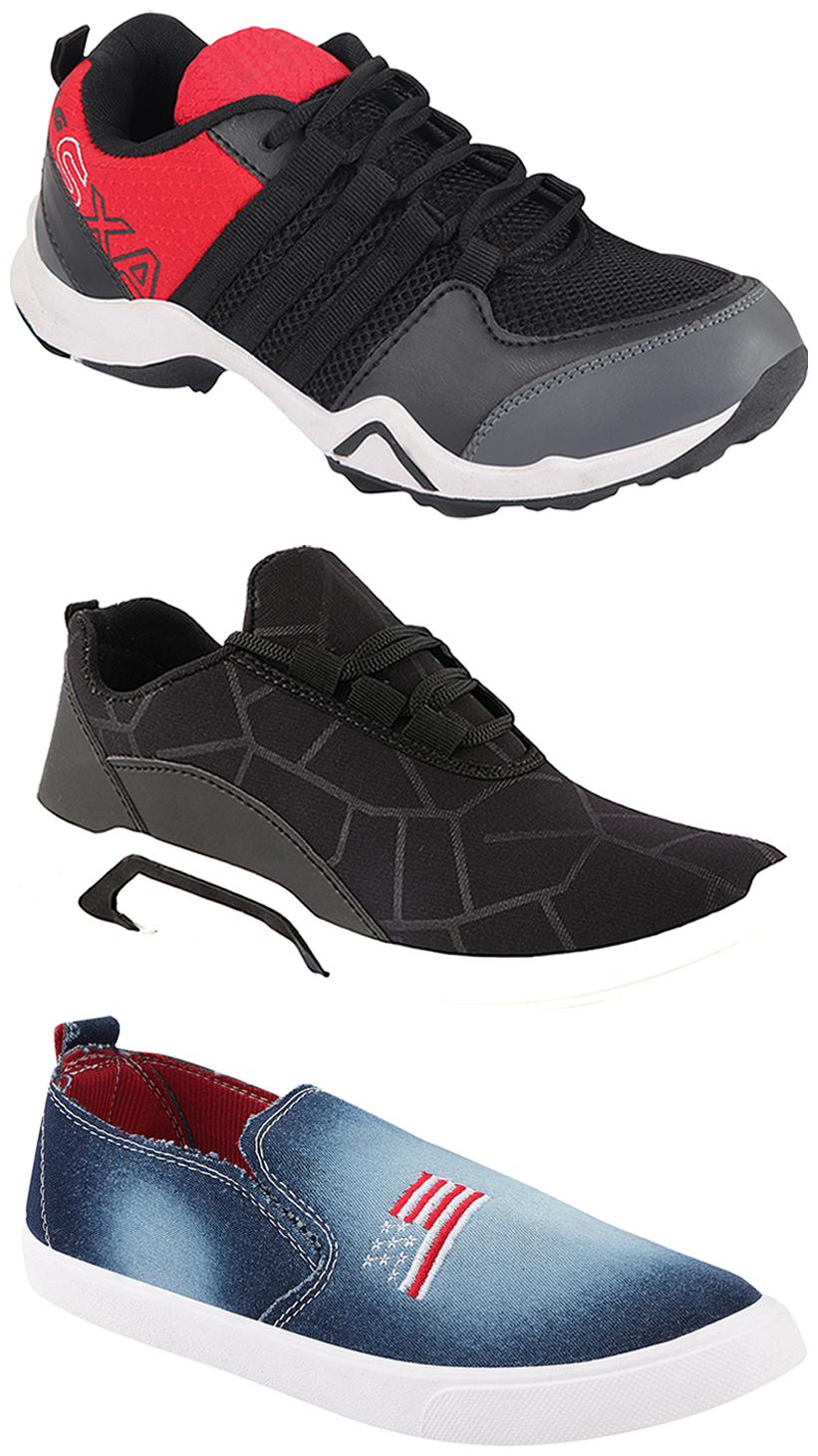

Birde Men Multi-Color Casual Shoes - BRD-300-BLK AX-2-1220