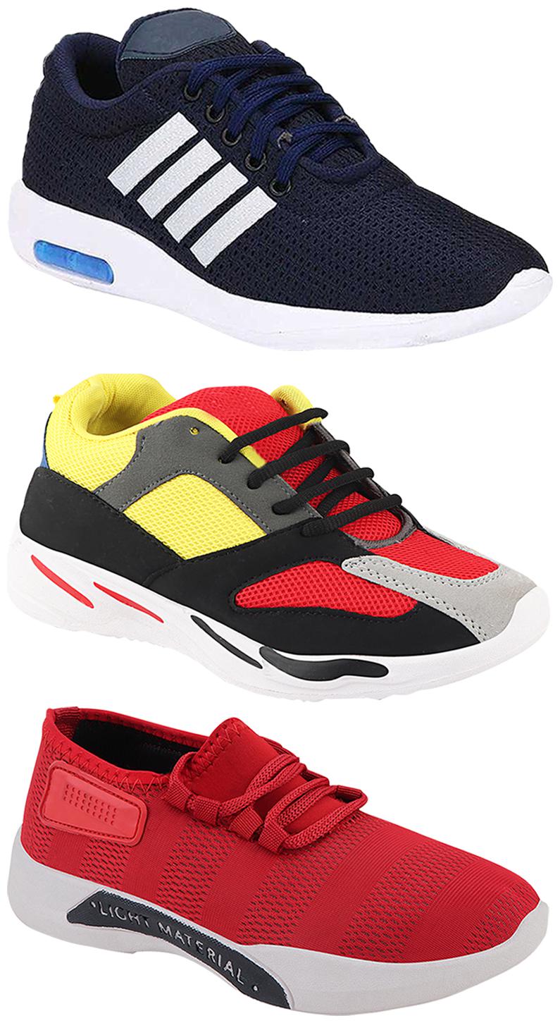 

Birde Men Multi-Color Casual Shoes - CASUAL SPORTS SNEAKERS RUNNNING SHOES - BRD-304-BLU BRD-301-RD BRD-333