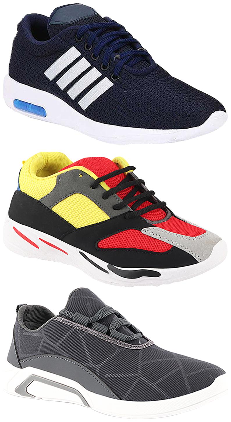

Birde Men Multi-Color Casual Shoes - CASUAL SPORTS SNEAKERS RUNNNING SHOES - BRD-304-BLU BRD-300-GRY BRD-333