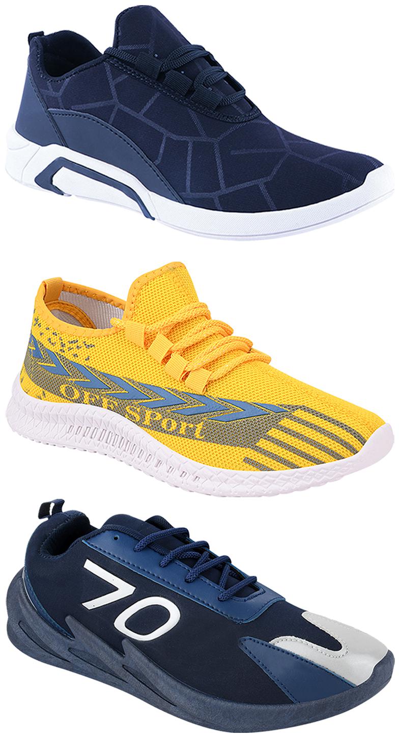 

Birde Men Multi-Color Casual Shoes - CASUAL SPORTS SNEAKERS RUNNNING SHOES - BRD-300-BLU-316-351