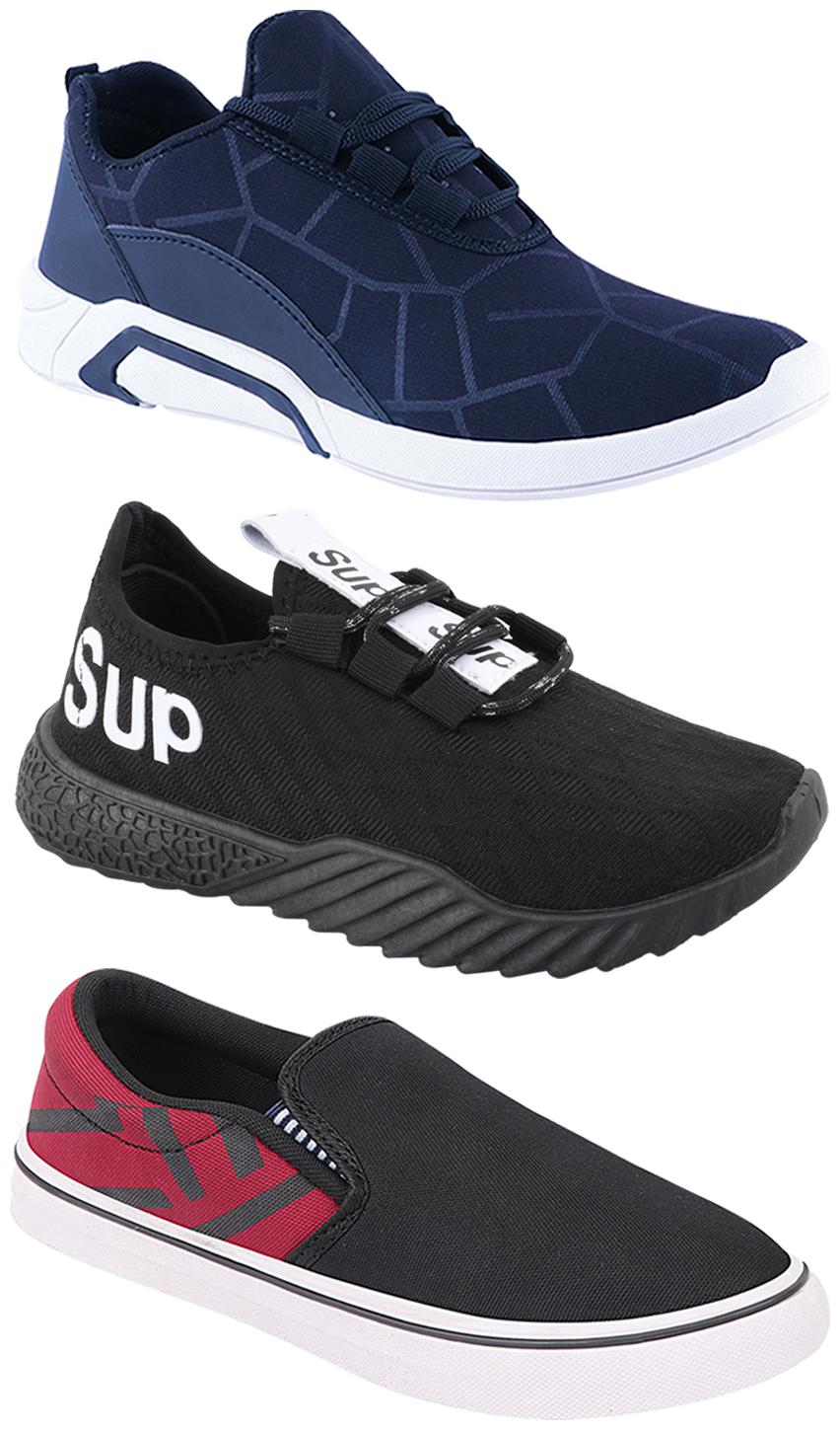 

Birde Men Multi-Color Casual Shoes - CASUAL SPORTS SNEAKERS RUNNNING SHOES - BRD-300-BLU-308-MRN-384