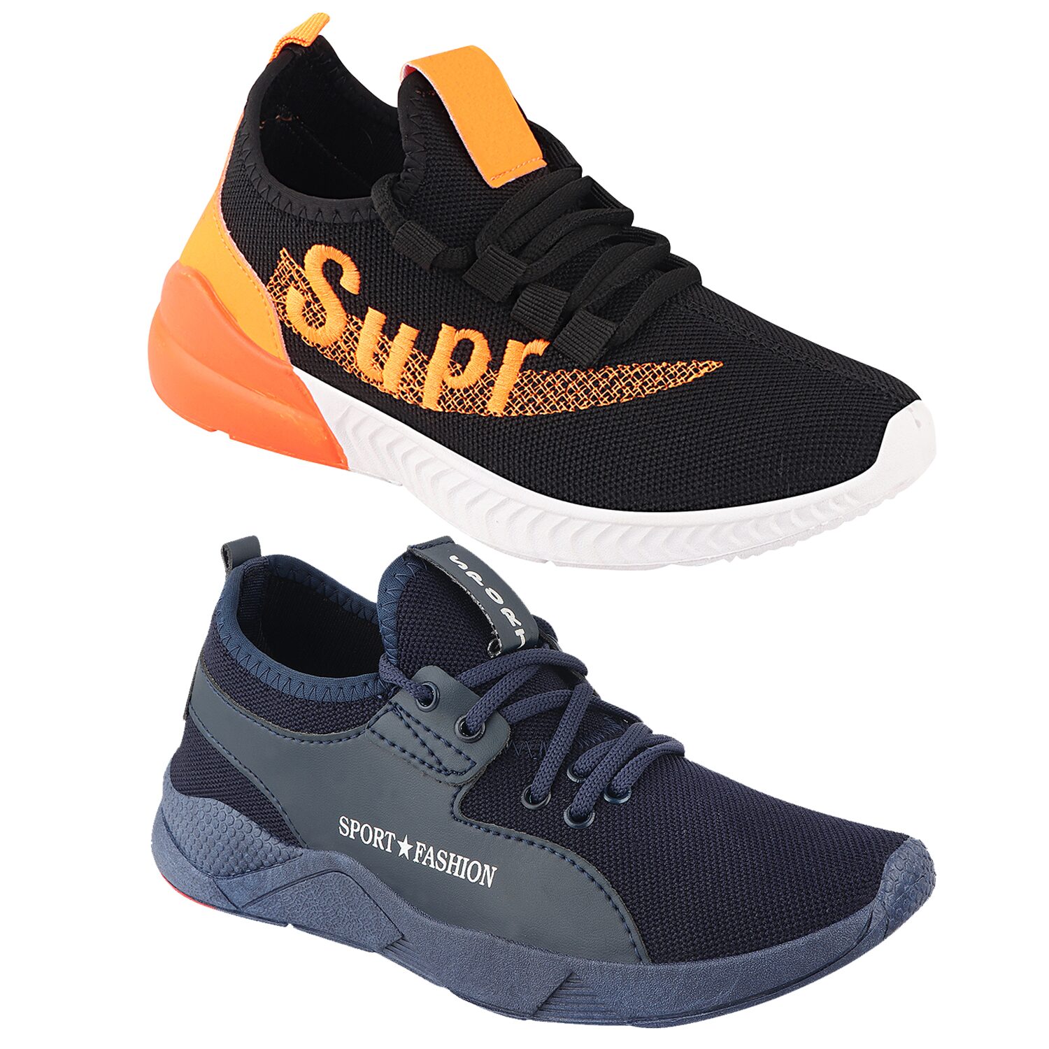 

Birde Multicolor Mesh Casual Shoes For Men (Pack of 2)