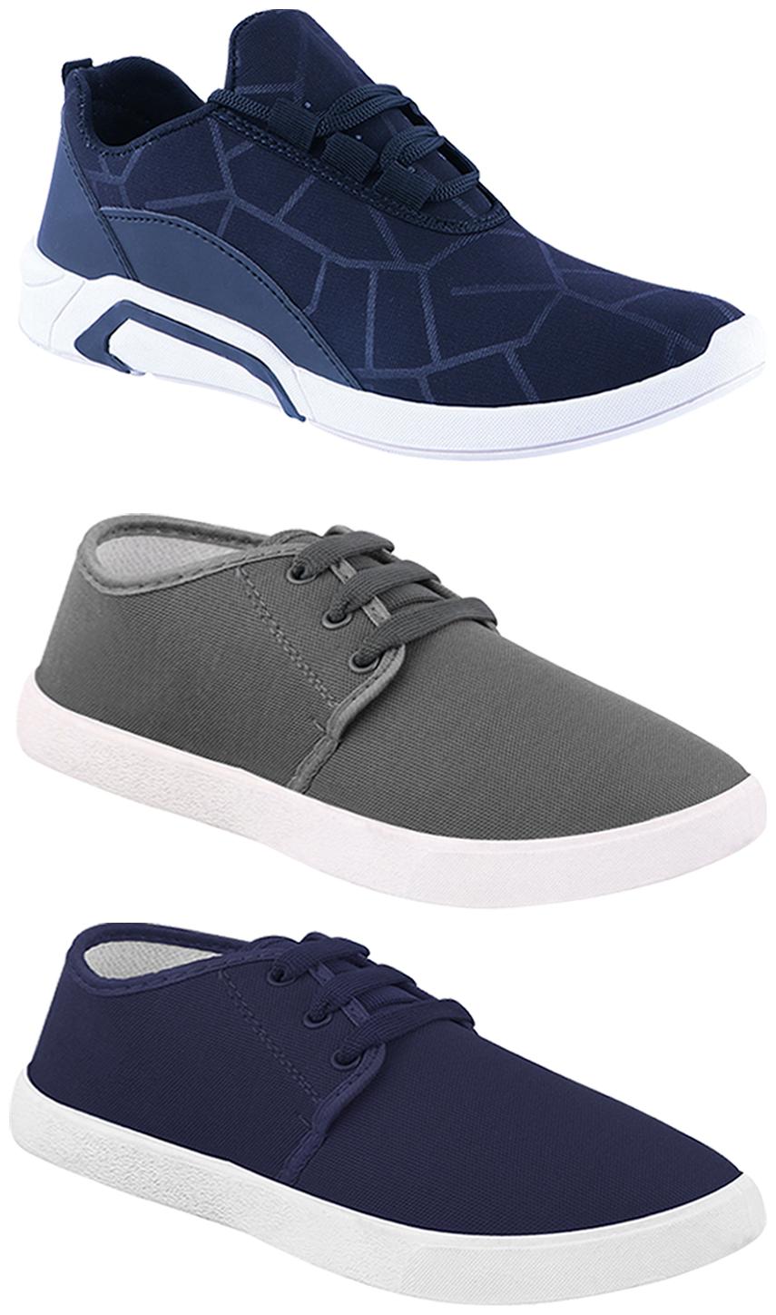 

Birde Men Multi-Color Casual Shoes - BRD-300-BLU-1078-1079