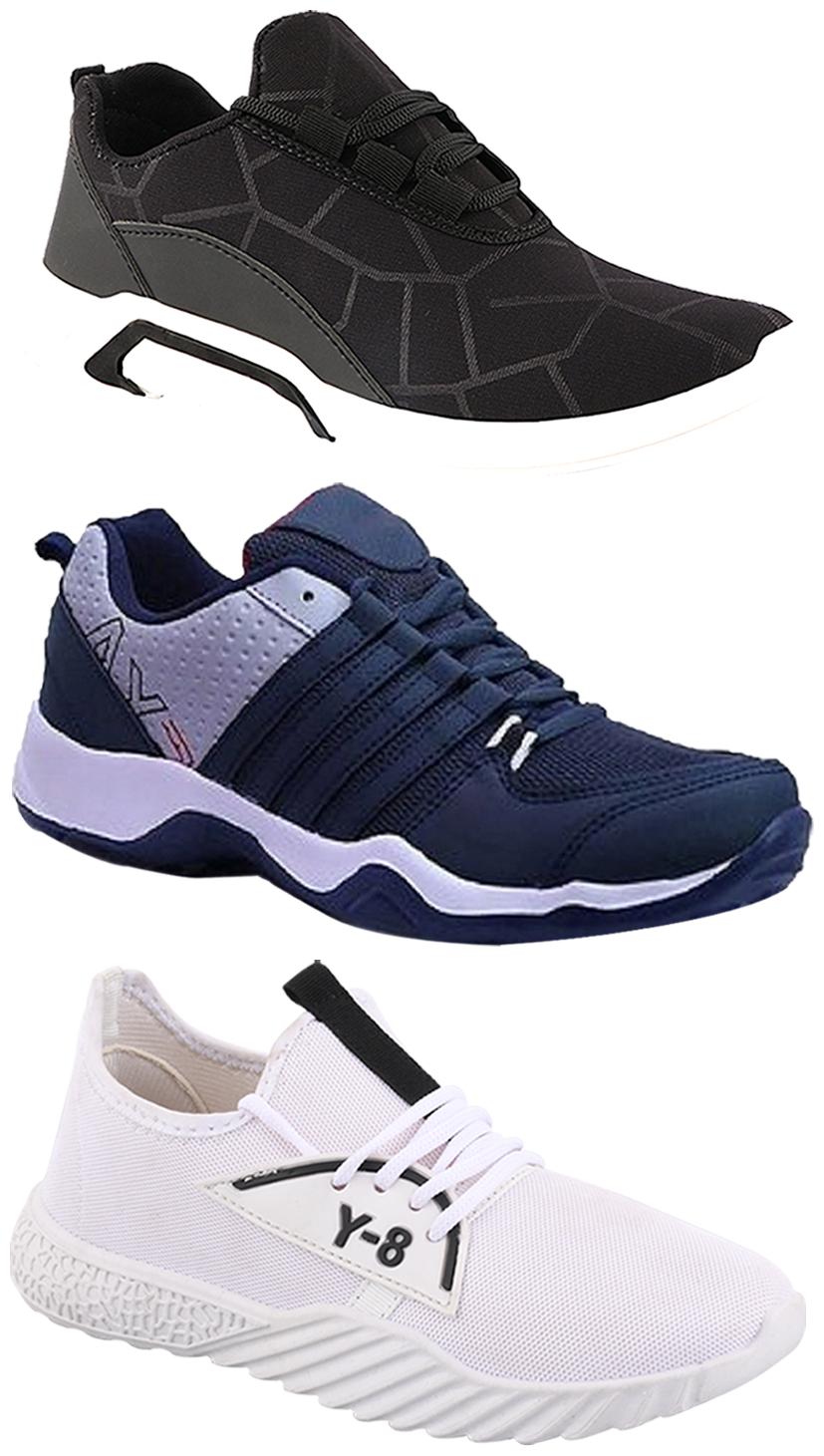 

Birde Men Multi-Color Casual Shoes - BRD-300-BLK AX-1-377