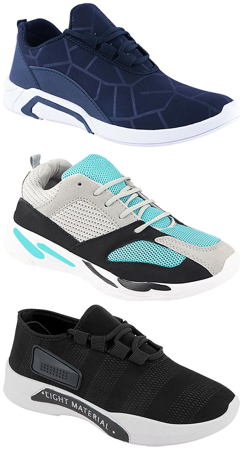 

Birde Men Multi-Color Casual Shoes - CASUAL SPORTS SNEAKERS RUNNNING SHOES - BRD-300-BLU-301-BLK-332
