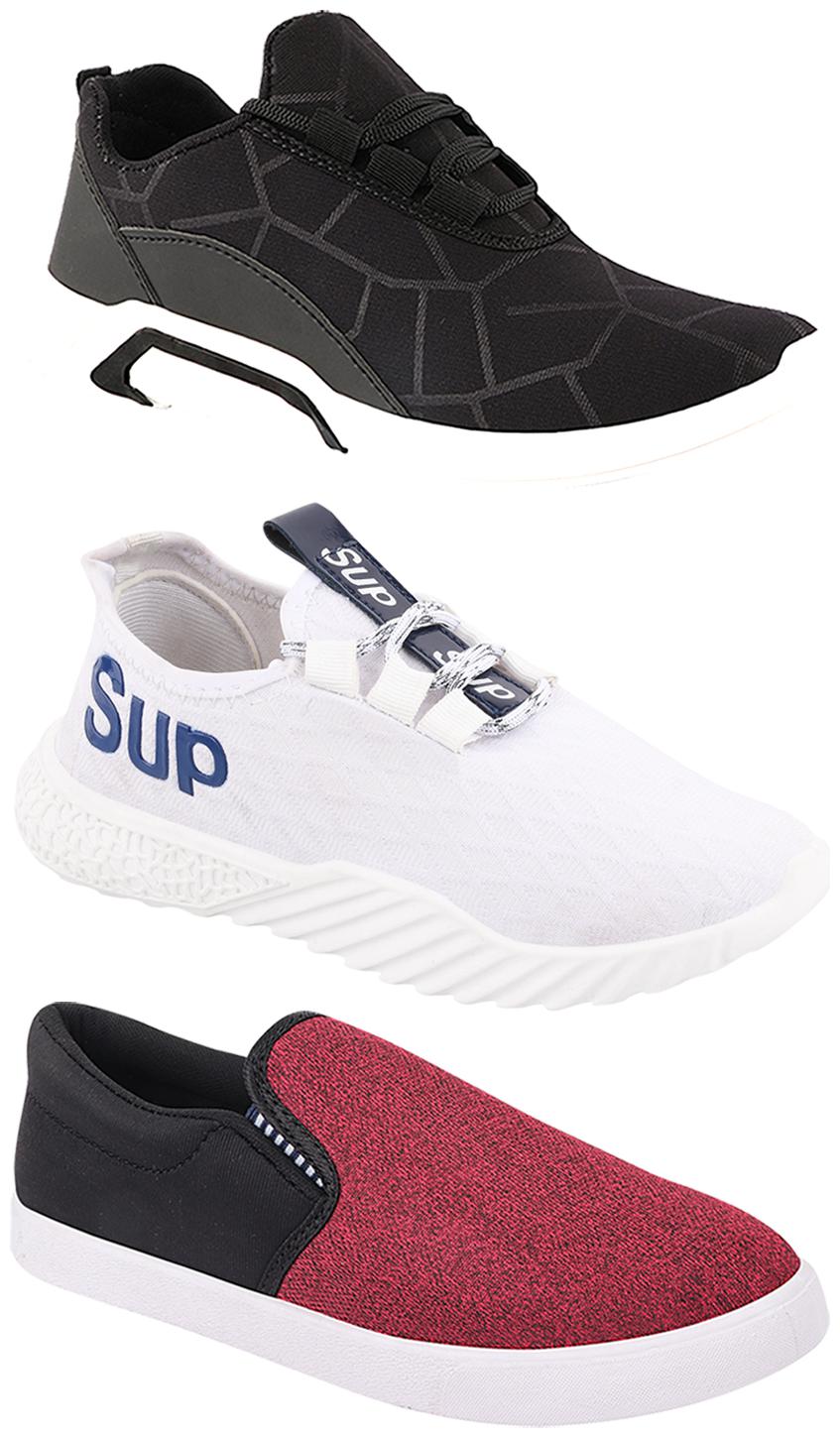 

Birde Men Multi-Color Casual Shoes - CASUAL SPORTS SNEAKERS RUNNNING SHOES - BRD-300-BLK-310-BLK-385