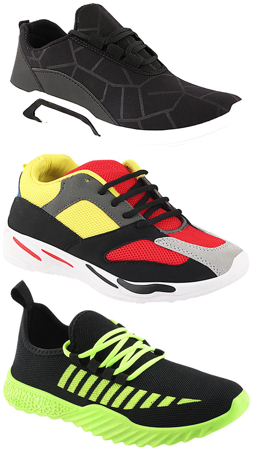 

Birde Men Multi-Color Casual Shoes - CASUAL SPORTS SNEAKERS RUNNNING SHOES - BRD-300-BLK-361-333