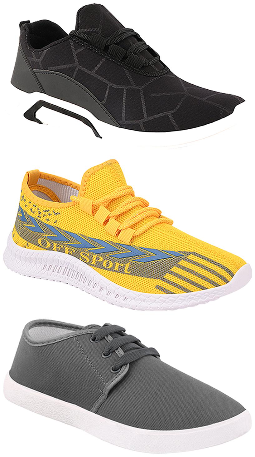 

Birde Men Multi-Color Casual Shoes - BRD-300-BLK-1079-316