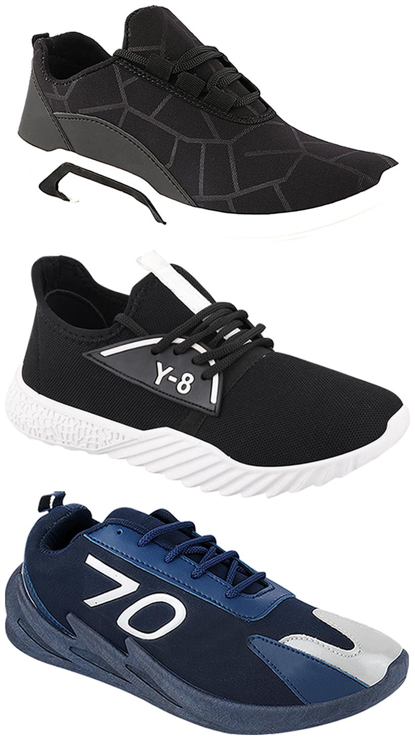 

Birde Men Multi-Color Casual Shoes - CASUAL SPORTS SNEAKERS RUNNNING SHOES - BRD-300-BLK-351-378