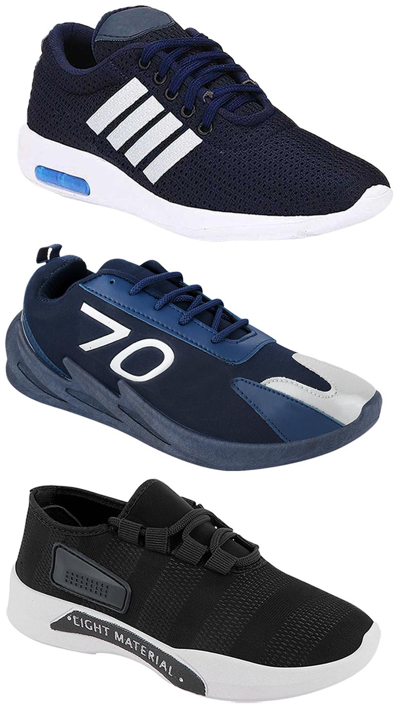 

Birde Men Multi-Color Casual Shoes - CASUAL SPORTS SNEAKERS RUNNNING SHOES - BRD-304-BLU BRD-301-BLK BRD-351
