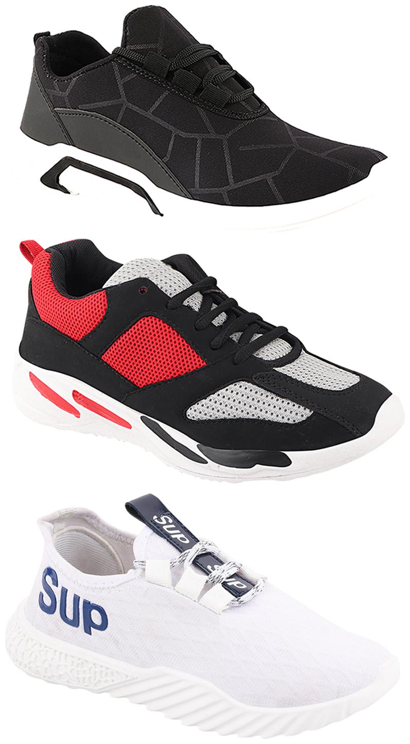 

Birde Men Multi-Color Casual Shoes - CASUAL SPORTS SNEAKERS RUNNNING SHOES - BRD-300-BLK-334-385