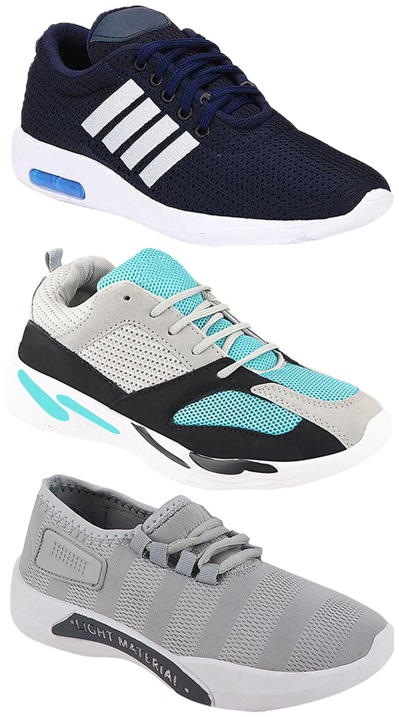 

Birde Men Multi-Color Casual Shoes - CASUAL SPORTS SNEAKERS RUNNNING SHOES - BRD-304-BLU BRD-301-GRY BRD-332