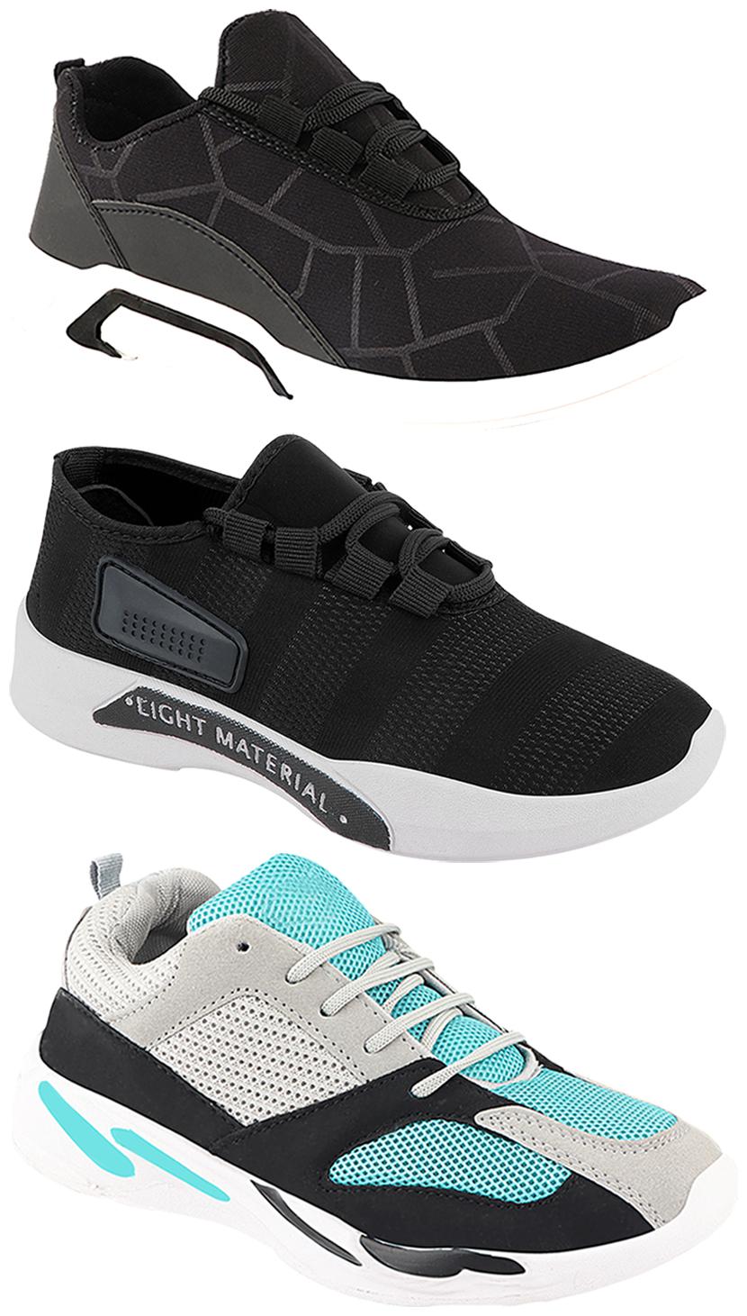 

Birde Men Multi-Color Casual Shoes - CASUAL SPORTS SNEAKERS RUNNNING SHOES - BRD-300-BLK-301-BLK-332