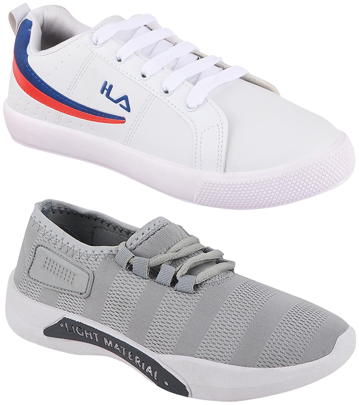 

Birde Multicolor Synthetic Casual Shoes For Men (Pack of 2)