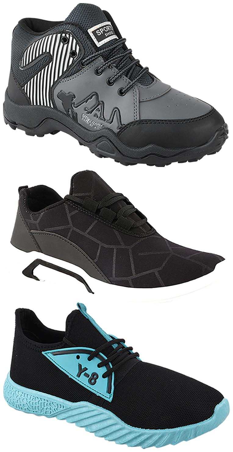 

Birde Men Multi-Color Casual Shoes - BRD-300-BLK-367-386