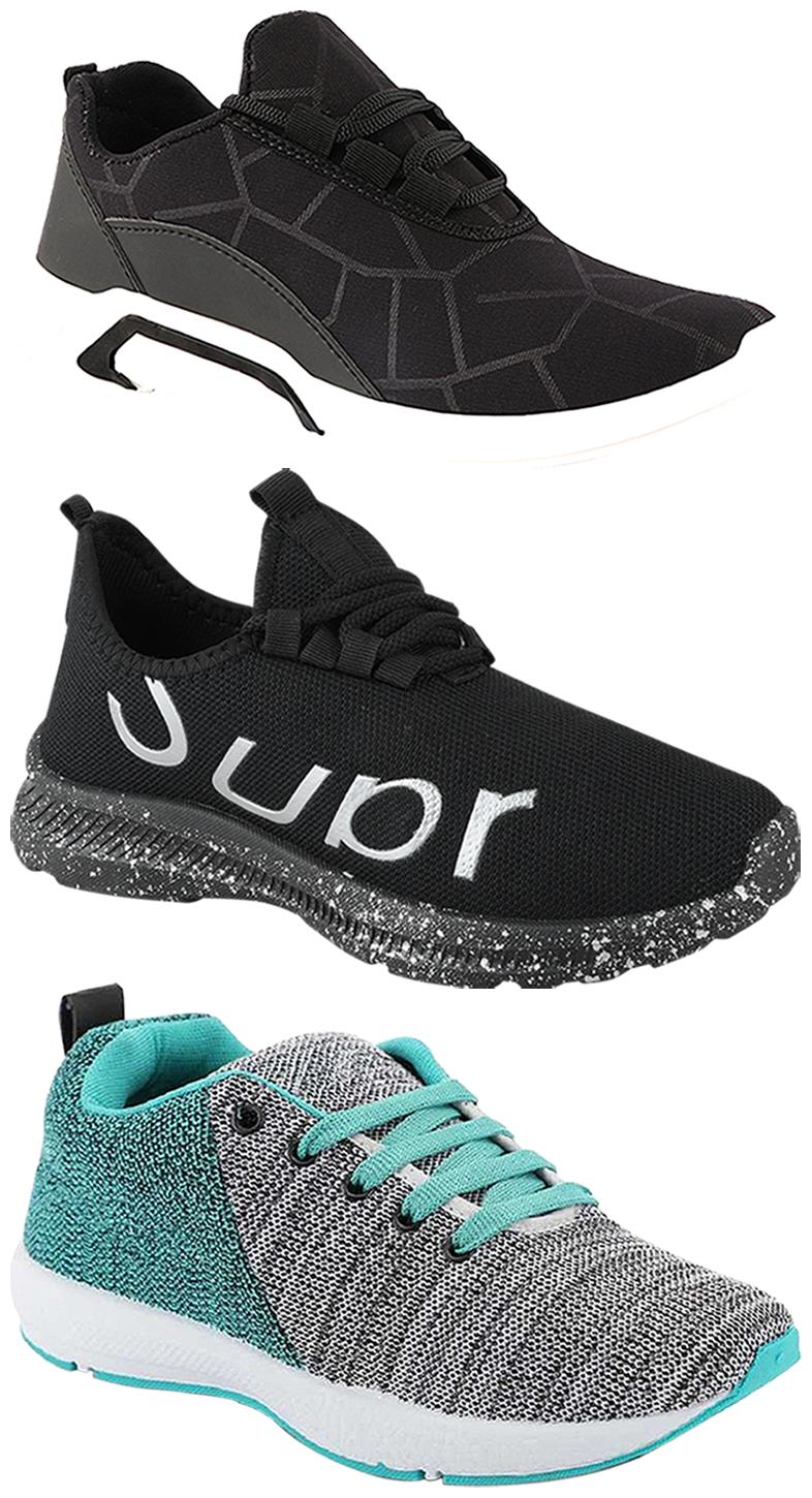 

Birde Men Multi-Color Casual Shoes - CASUAL SPORTS SNEAKERS RUNNNING SHOES - BRD-300-BLK-221-369
