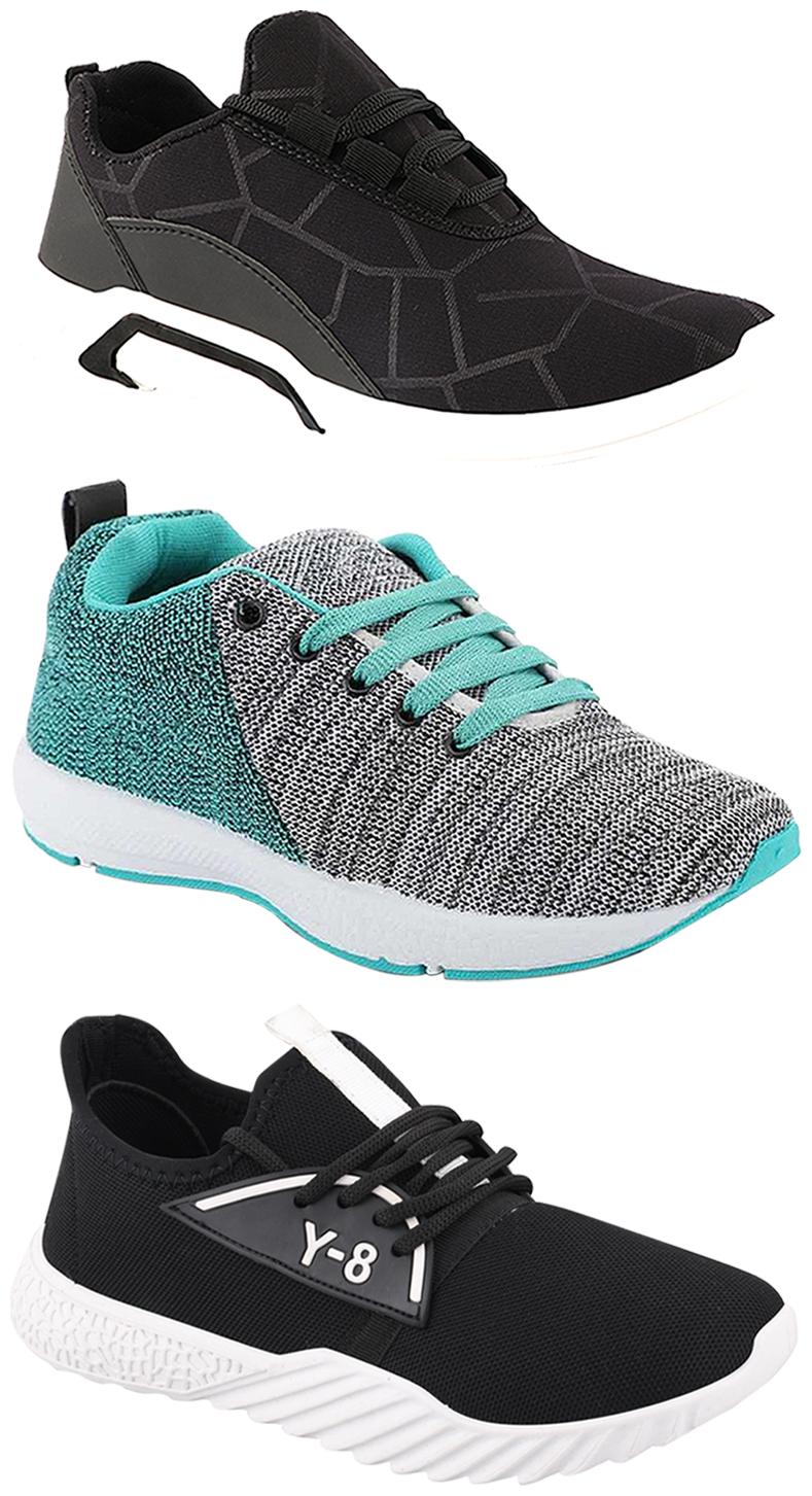 

Birde Men Multi-Color Casual Shoes - CASUAL SPORTS SNEAKERS RUNNNING SHOES - BRD-300-BLK-221-378