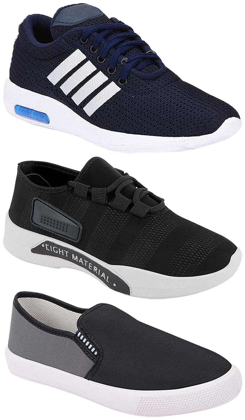 

Birde Men Multi-Color Casual Shoes - BRD-304-BLU BRD-301-BLK BRD-309-GRY