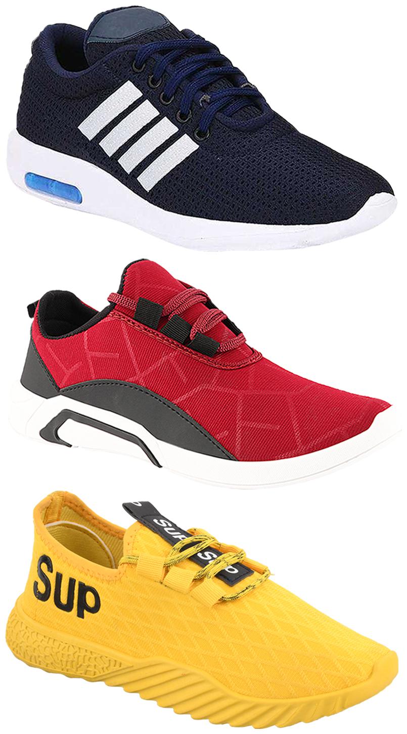 

Birde Men Multi-Color Casual Shoes - CASUAL SPORTS SNEAKERS RUNNNING SHOES - BRD-304-BLU BRD-300-CHRY BRD-383