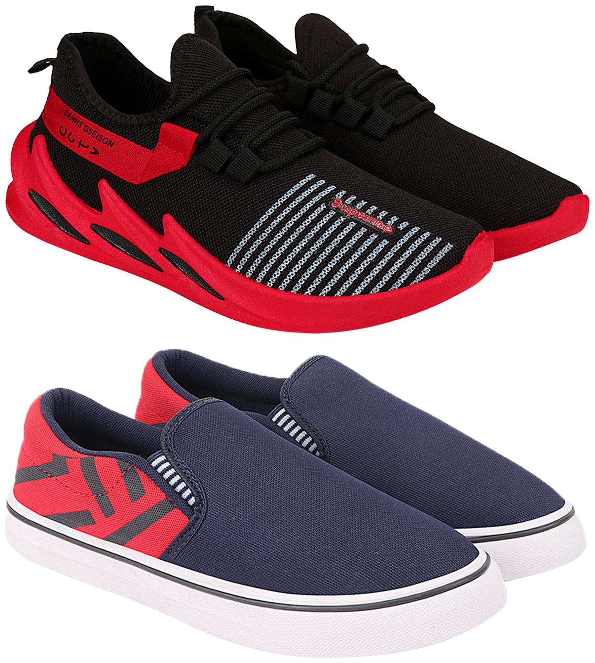 

Birde Men Multi-Color Casual Shoes - BRD-370-308-RD