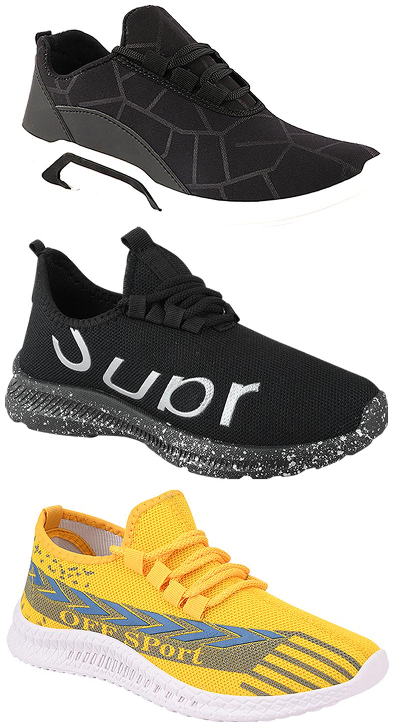 

Birde Men Multi-Color Casual Shoes - BRD-300-BLK-316-369