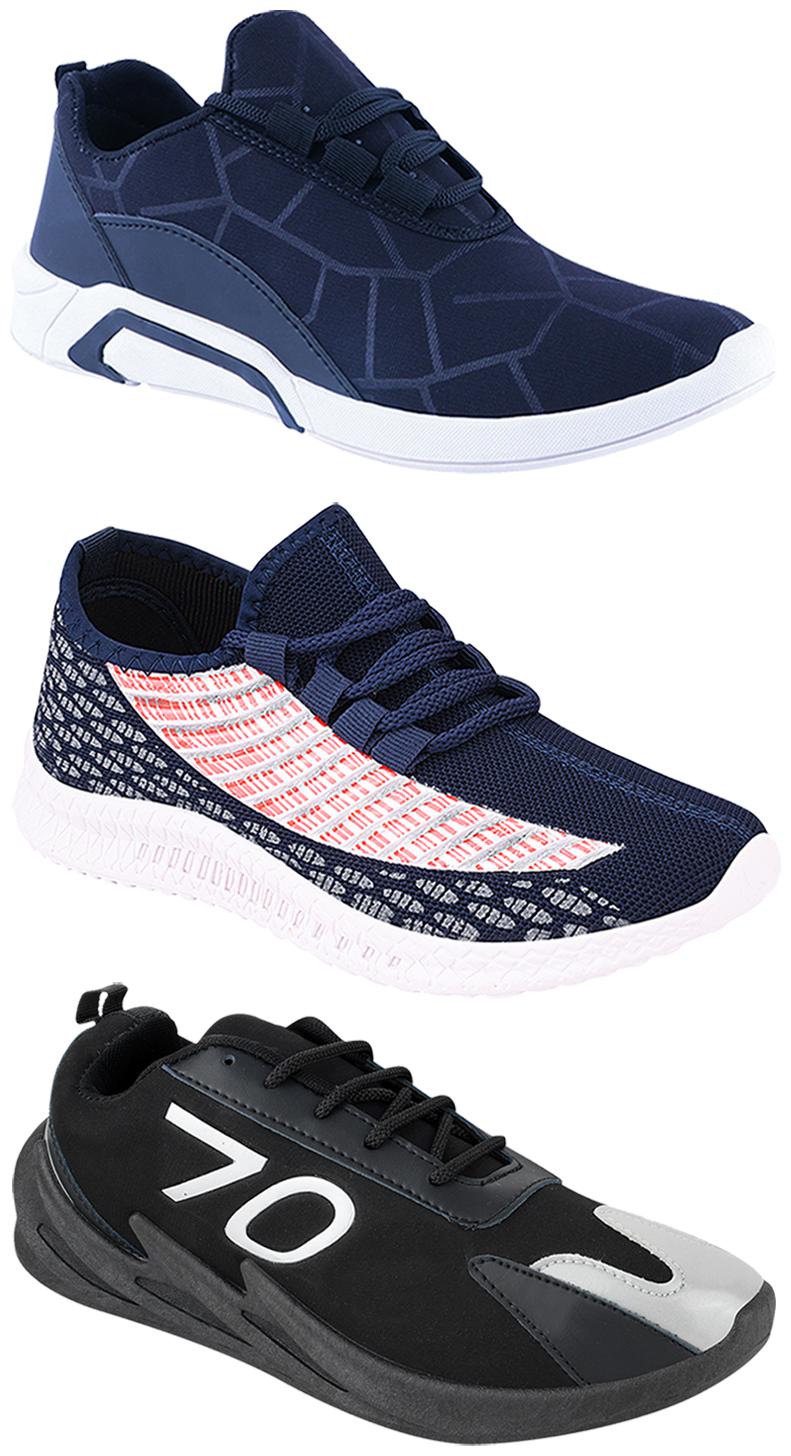 

Birde Men Multi-Color Casual Shoes - CASUAL SPORTS SNEAKERS RUNNNING SHOES - BRD-300-BLU-315-350
