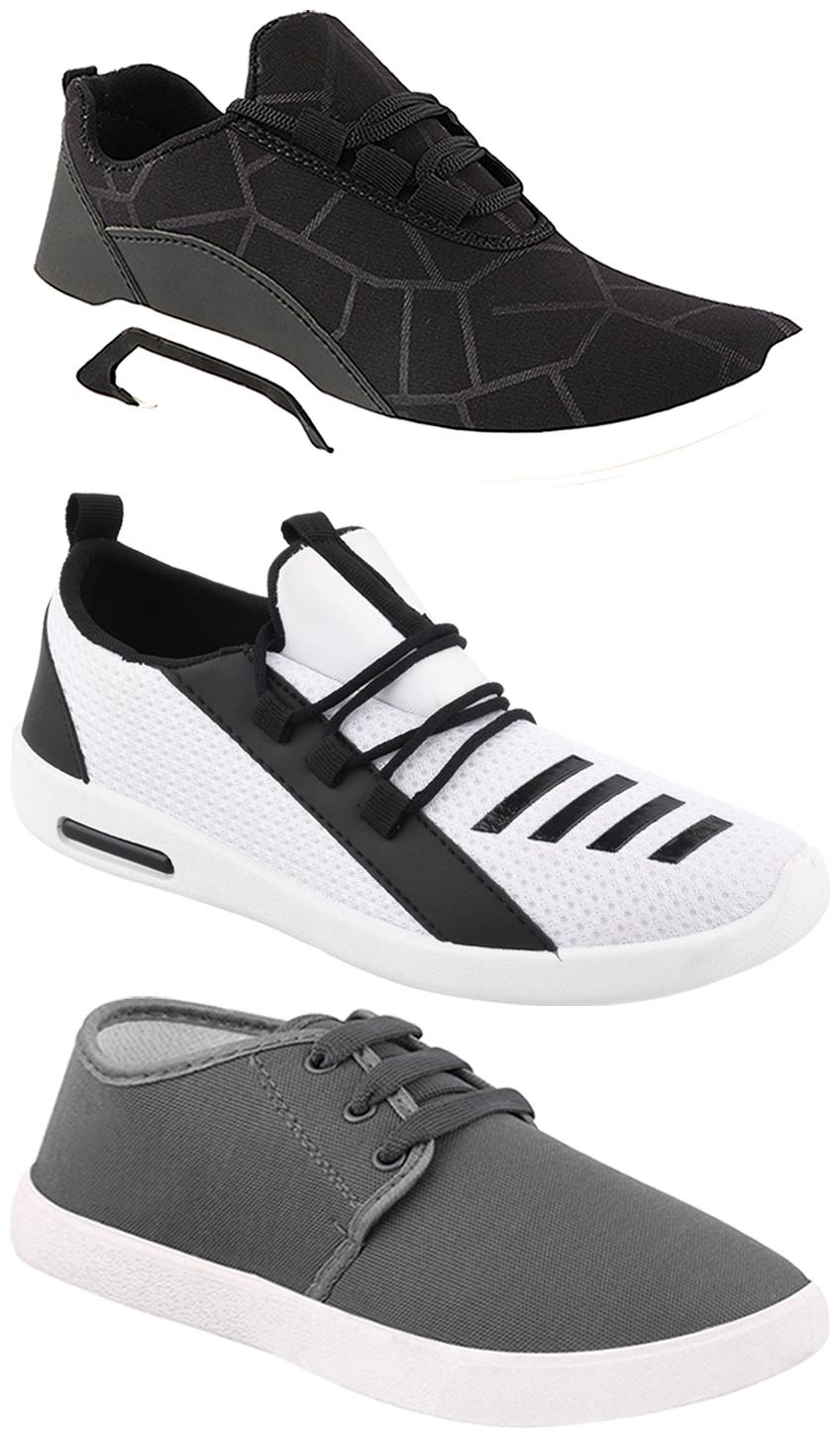 

Birde Men Multi-Color Casual Shoes - BRD-300-BLK-1079-376