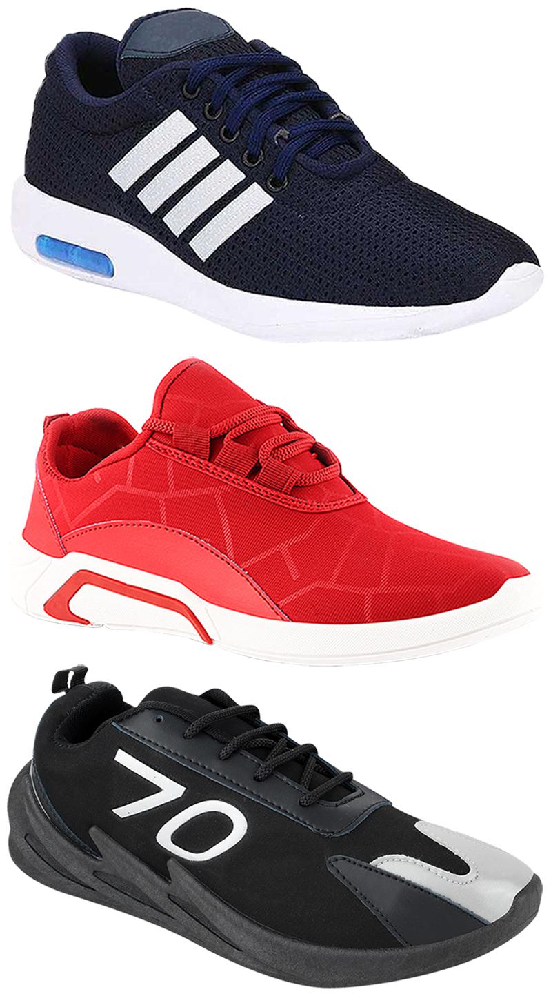 

Birde Men Multi-Color Casual Shoes - CASUAL SPORTS SNEAKERS RUNNNING SHOES - BRD-304-BLU BRD-300-RED BRD-350